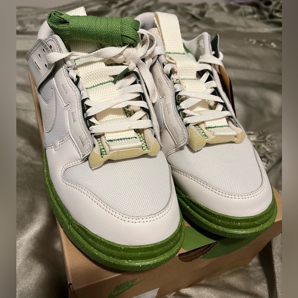 Nike Air Dunk Jumbo Phantom-Chlorophyll Men’s Size 10.5 - Picture 3 of 9